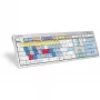 Toetsenbord Logickeyboard ALBA Universal USB AZERTY Frans zilver