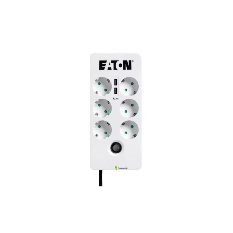 Stekkerdoos Eaton Protection Box 6 USB DIN