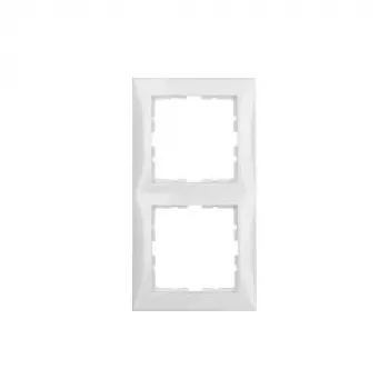 Berker S.1 10128989 2-voudig frame, poolwit glanzend