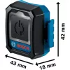 Bosch 1600A02GF1 blauw