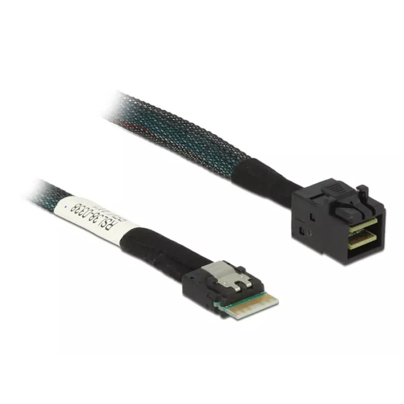DeLOCK SAS-kabel 85081 0,5 m slank SAS SFF-8654 Mini SAS HD SFF-8643