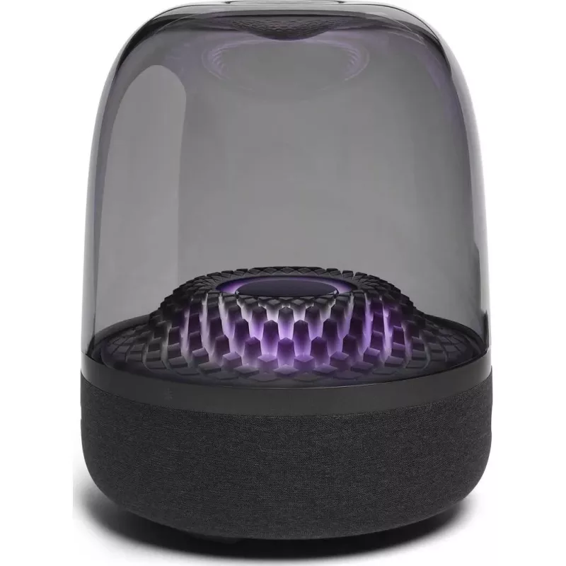 Draagbare draadloze luidspreker Harman/Kardon Aura Studio 4 — 100 W, 3 drivers, 45–20000 Hz, zwart/transparant