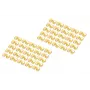 DIGITUS - kabelclips met kleurcodering - voor patchkabels - geel (verpakking van 100) (A-CC-Y)