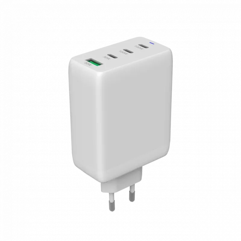 Canyon 100ACC universele snellader voor wandcontactdoos - 2x USB-C 100W - 1x USB-C 30W -