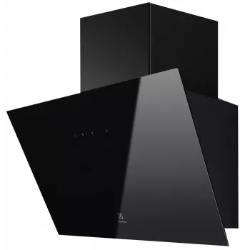 Wandafzuigkap Electrolux LFV626K, zwart, 598×396 mm, 615 m³/h recirculatie, 62 dB, actief koolfilter