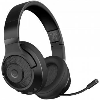 LORGAR Noah 500, draadloze gaming-headset met microfoon, JL7006, BT 5.3, batterijduur tot 58 uur (1000mAh), USB-C-oplaadkabel (0,8 m), 3,5-mm-AUX-kabel (1,5 m), afmeting: 195*185*8