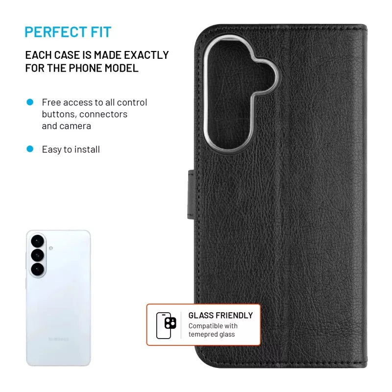 FIXED Opus voor Samsung Galaxy S26+, zwart | Vaste achterkant