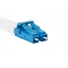 LANBERG FO-LULU-SD11-0010-YE glasvezel patchkabel, SM LC/UPC naar LC/UPC duplex, G.657.A1, 1 m, geel