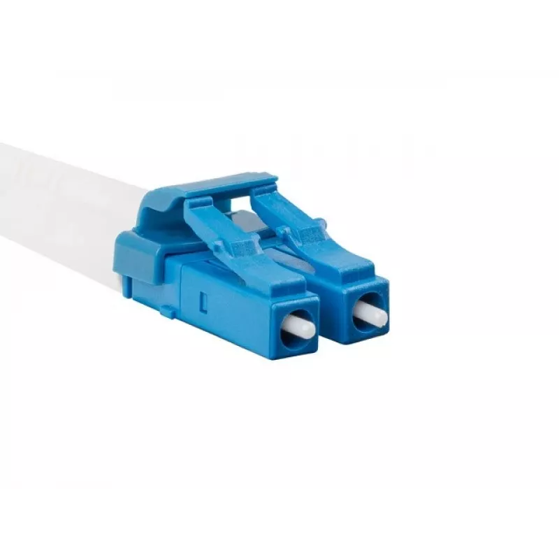 LANBERG FO-LULU-SD11-0010-YE glasvezel patchkabel, SM LC/UPC naar LC/UPC duplex, G.657.A1, 1 m, geel