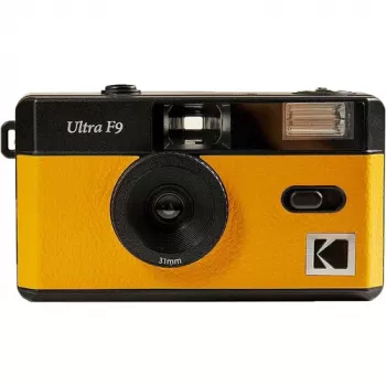 Compacte filmcamera Kodak F9 135 mm ISO 200-400 zwart geel