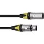 XLR-kabel PSSO 3-polig 20 m zwart met Neutrik-stekkerverbindingen