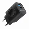 USB-A USB-C oplader 20W Power Delivery Quick Charge 3.0, zwart