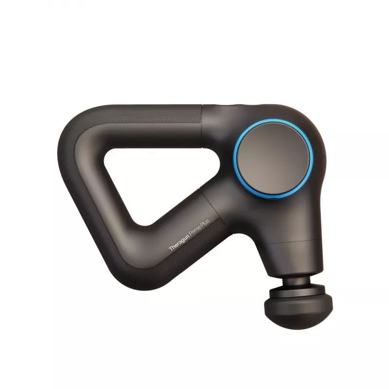 Therabody Theragun Prime Plus massageapparaat borst, hand, benen zwart, blauw