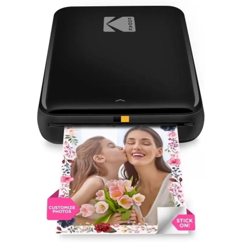 Kodak STEP Instant mobiele fotoprinter kleur ZINK 2x3'' 1 ppm, Bluetooth, zwart