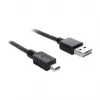 USB-kabel DeLOCK 85554 USB 2.0 2m USB A Mini-USB B zwart
