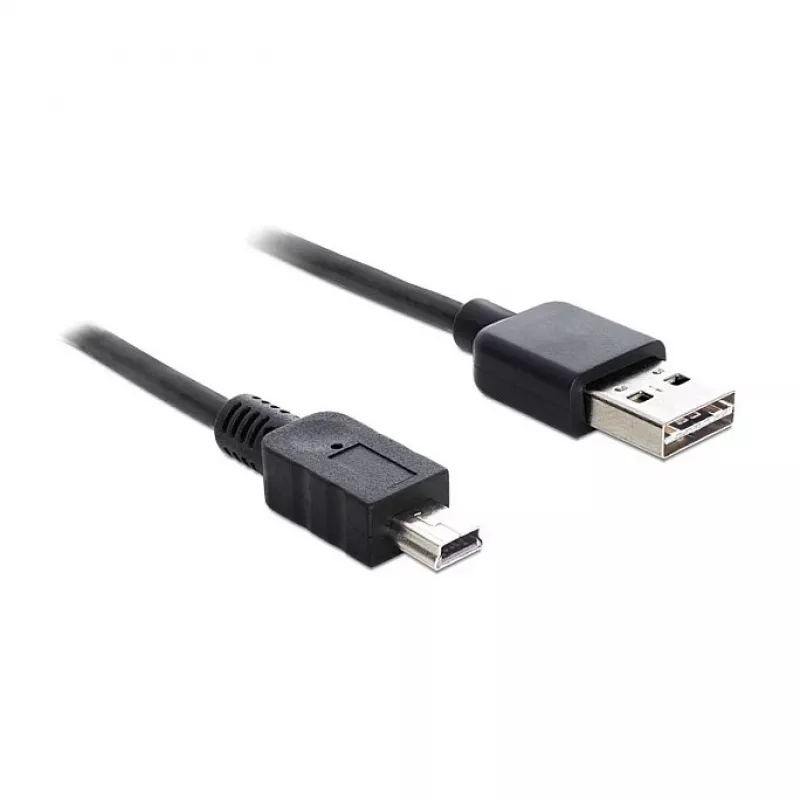 USB-kabel DeLOCK 85554 USB 2.0 2m USB A Mini-USB B zwart