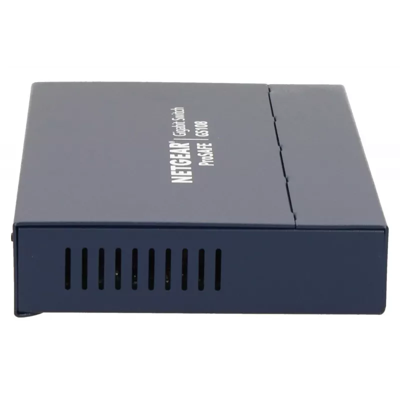 Unmanaged switch NETGEAR GS108GE, 8 poorten, Gigabit Ethernet, 16 Gbit/s