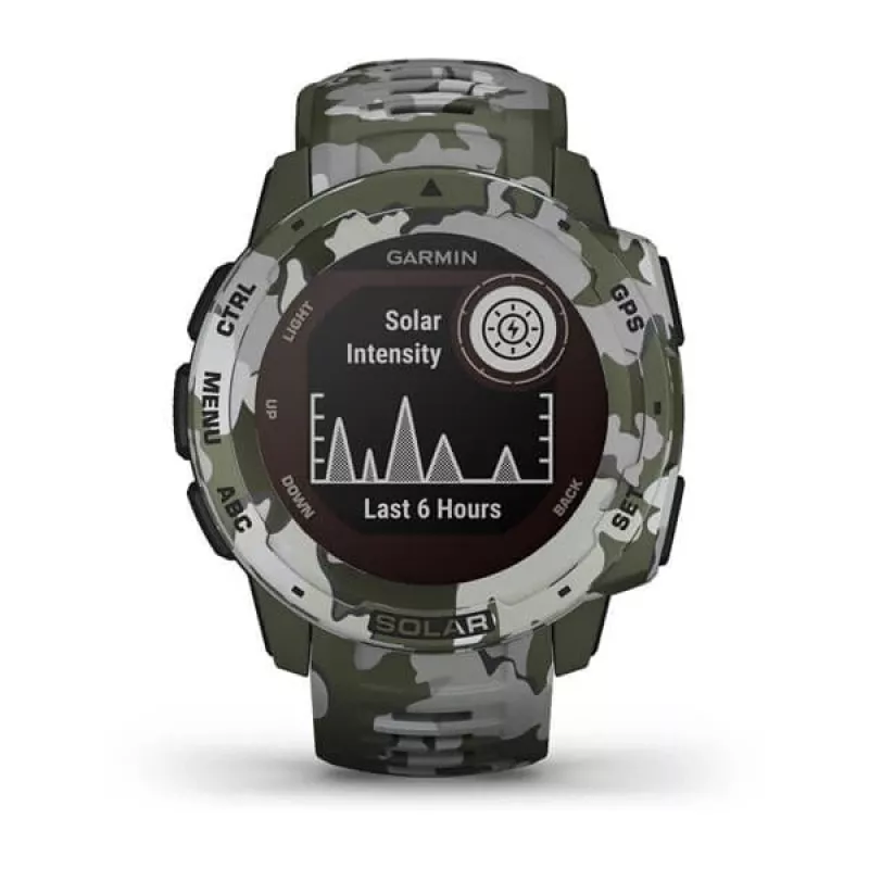 GPS-horloge Garmin Instinct Solar Camo Edition camouflage