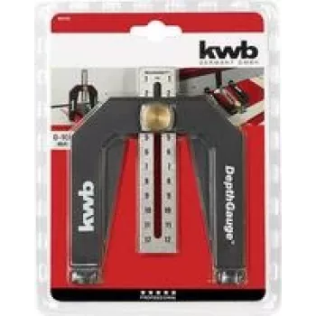 Schuifmaat KWB 092100 universeel meetgereedschap met metrische en inch-schaal