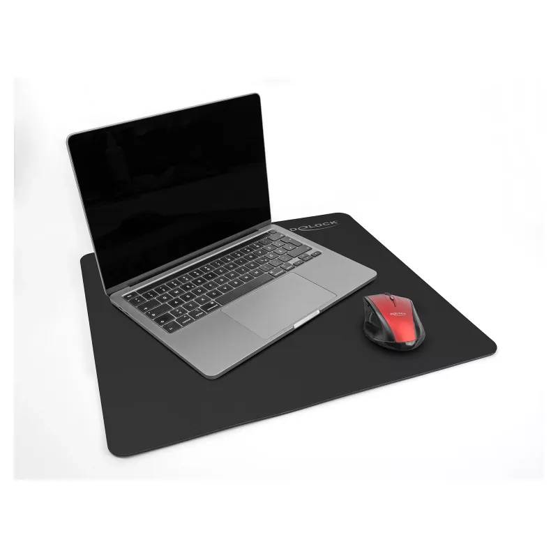 Muispad DeLOCK 12149 zwart 400x450 mm rubber antislip onderzijde