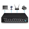 Esperanza ENS106 10-poorts PoE-switch 10/100 96 W