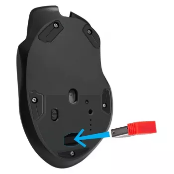 MUIS DEFENDER GM-213 THUNDER RF 1600dpi 8P ZWART