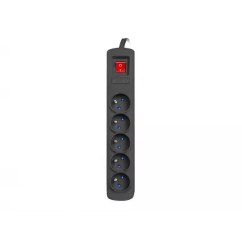 Stekkerdoos ARMAC ARC 5 — 5 stopcontacten, 3 m kabel, zwart