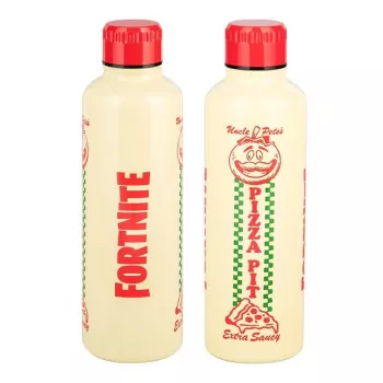 Sportdrinkfles Paladone Fortnite Metal PP14736FO 500 ml, metaalfinish, schroefdop