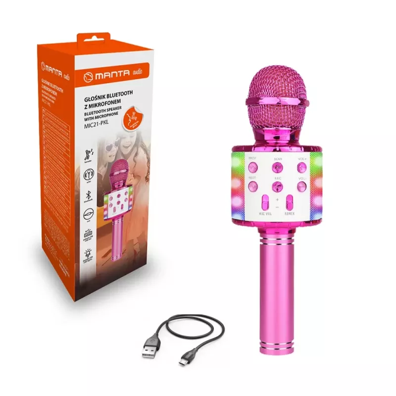 Manta MIC21-PKL roze