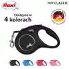 Flexi New CLASSIC 5 m zwart honden-uitrolriem