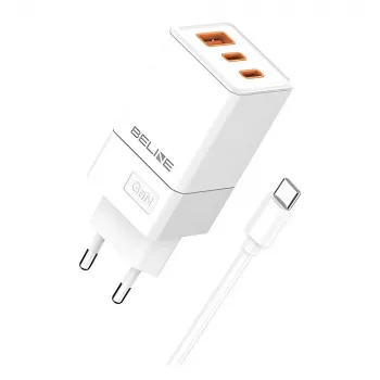 Oplader Beline BELI02751 65W 2×USB-C + USB-A