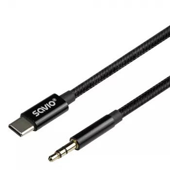 Audiokabel Savio CL-188 2 m zwart stekker op stekker