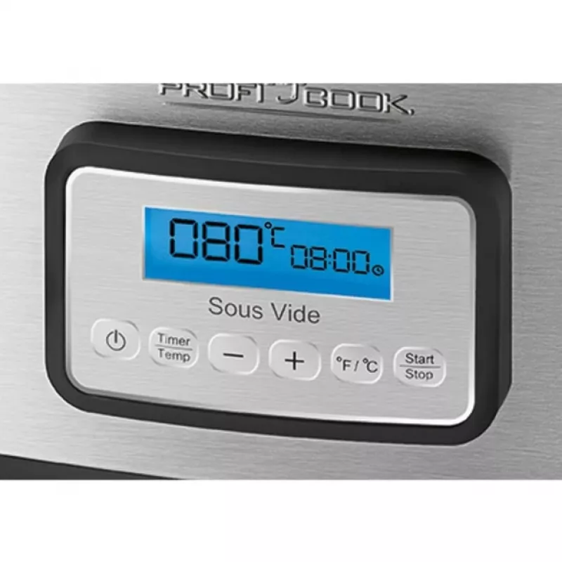 ProfiCook PC-SV 1112 8 L 520 W zwart, roestvrij staal