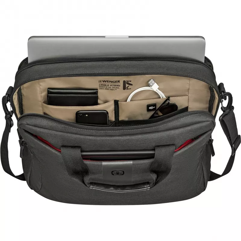 Aktetas Wenger SwissGear MX Eco Brief 40,6 cm 16 inch grijs
