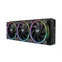 120mm THERMALTAKE TS120 EX RGB behuizingsventilator, 3-pack, zwart