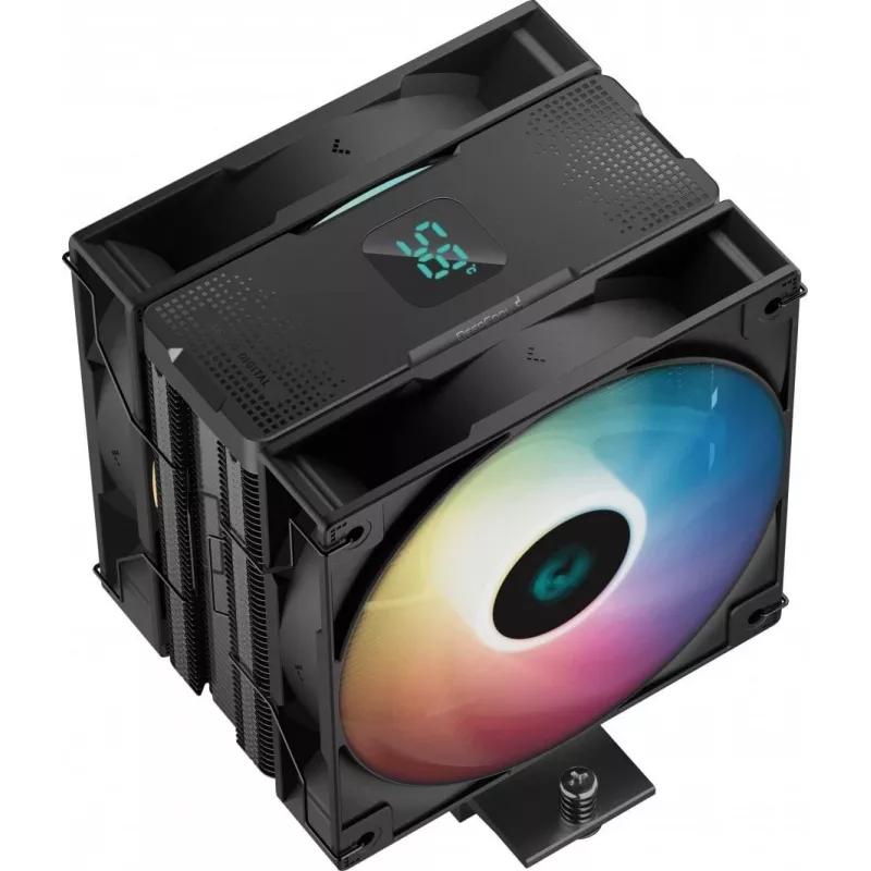 DeepCool AG400 Digital Plus processorkoeler 12 cm zwart 1 stuk