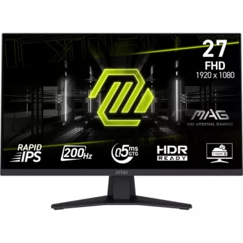 MSI MAG 274FDE Gaming-monitor 68,6 cm (27 inch), zwart, FullHD, Rapid-IPS, HDR Ready, Adaptive-Sync, 200Hz paneel (9S6-3CE41H-002)