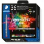 Brush Pen Staedtler Pigment Arts 36 kleuren