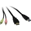 KVM-switch Inter-Tech IPC AS-41HUS 4 poorten USB