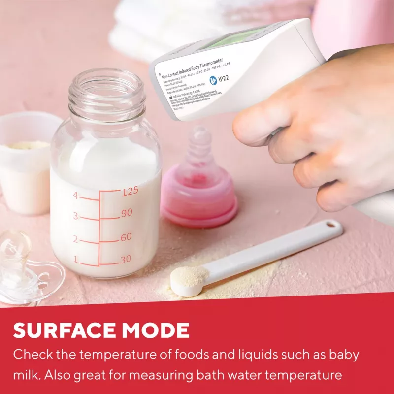 Contactloze infraroodthermometer HoMedics TE-450-EU — contactloze temperatuurmeting, snelle reactie