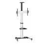 LogiLink BP0025 multimediawagen / standaard wit flatscreen