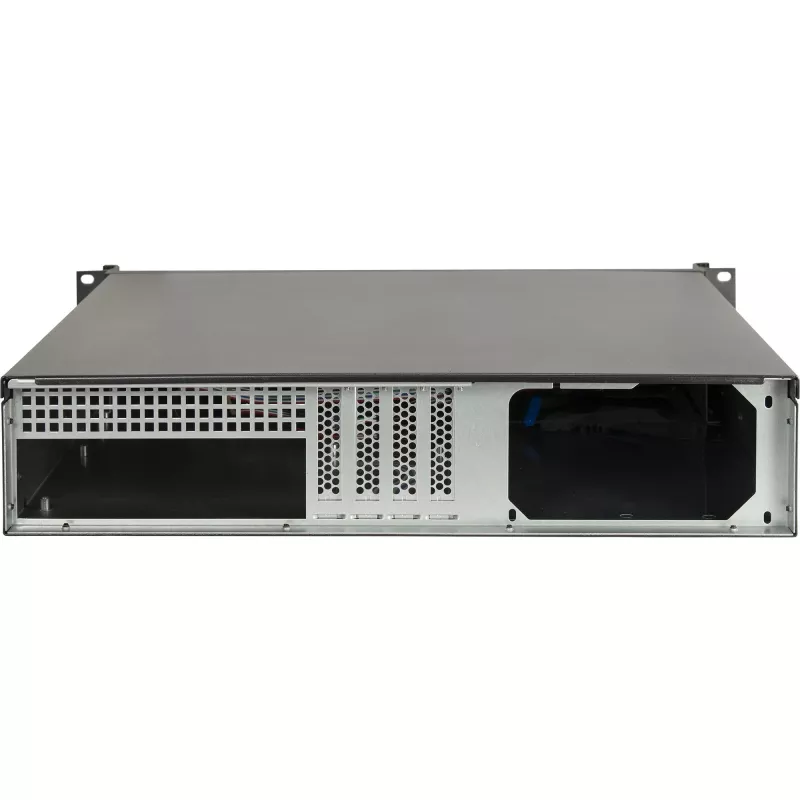 Inter-Tech 2U-K-240L 2U rackserverbehuizing voor Micro-ATX, zwart
