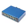 Digitus 16-poorts Gigabit Ethernet netwerkswitch, industrieel, unmanaged