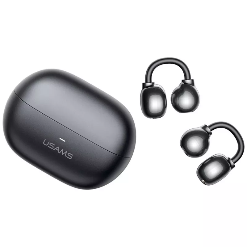 Bluetooth-hoofdtelefoon R02 Clip-on grijs
