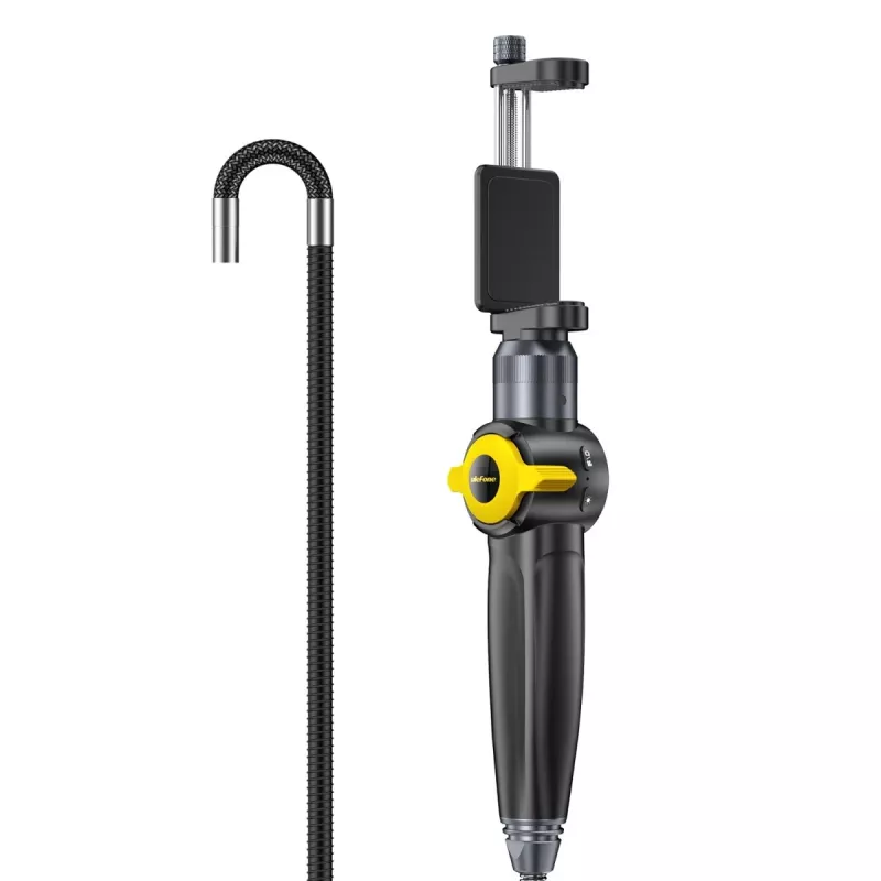 Ulefone uSmart E03 UF-EC03 endoscoopcamera, 1280x720 HD, in twee richtingen 180° bestuurbare sonde, 6 leds, IP67, 1 m halfstijve kabel