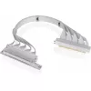 Thermaltake PCI-E 4.0 Dual 90 Degree riserkabel, 40 cm, wit (AC-077-CO6OTN-C1)