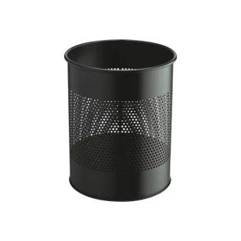 Robuuste prullenbak - rond - 15 L - staal