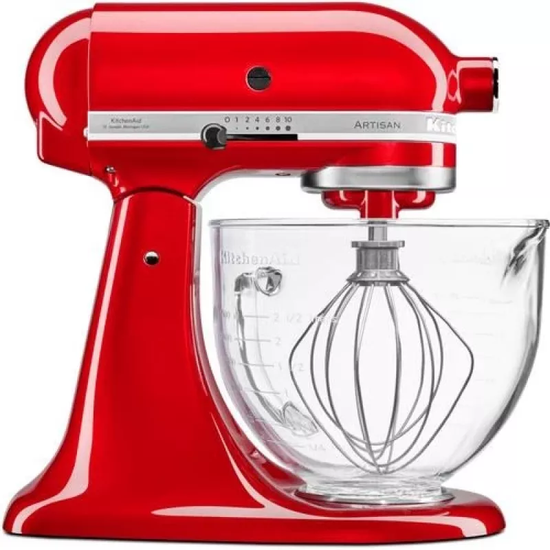 KitchenAid 5KSM5GB glazen kom voor keukenmachines, 4,8 L