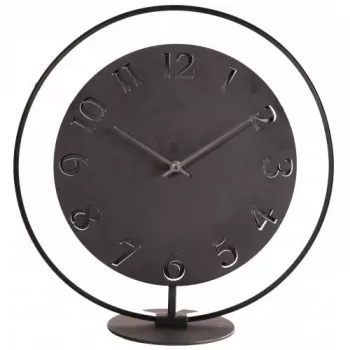 NeXtime klok 5188zw Ting, 41x40 cm, zwart
