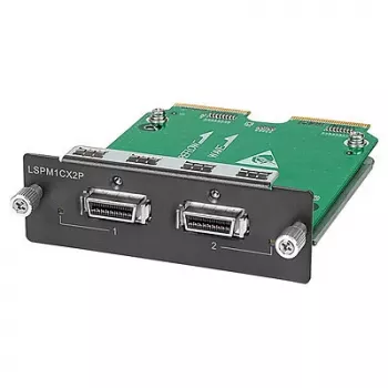 HPE – uitbreidingsmodule – lokaal verbindingsmodule – uitbreidingsmodule – 10GBase-CX4 x 2 – voor HPE – 5120-24, 5120-48, 5500-24, 5500-48